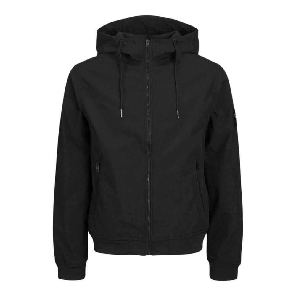 Jack And Jones Mens  Soft Shell Jacket / Black